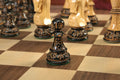 The Burnt Zagreb '59 Series Chess Set, Box, & Board Combination
