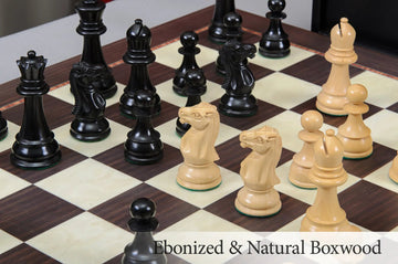 The Windsor Series Wood Chess Set, Box, & Board Combination