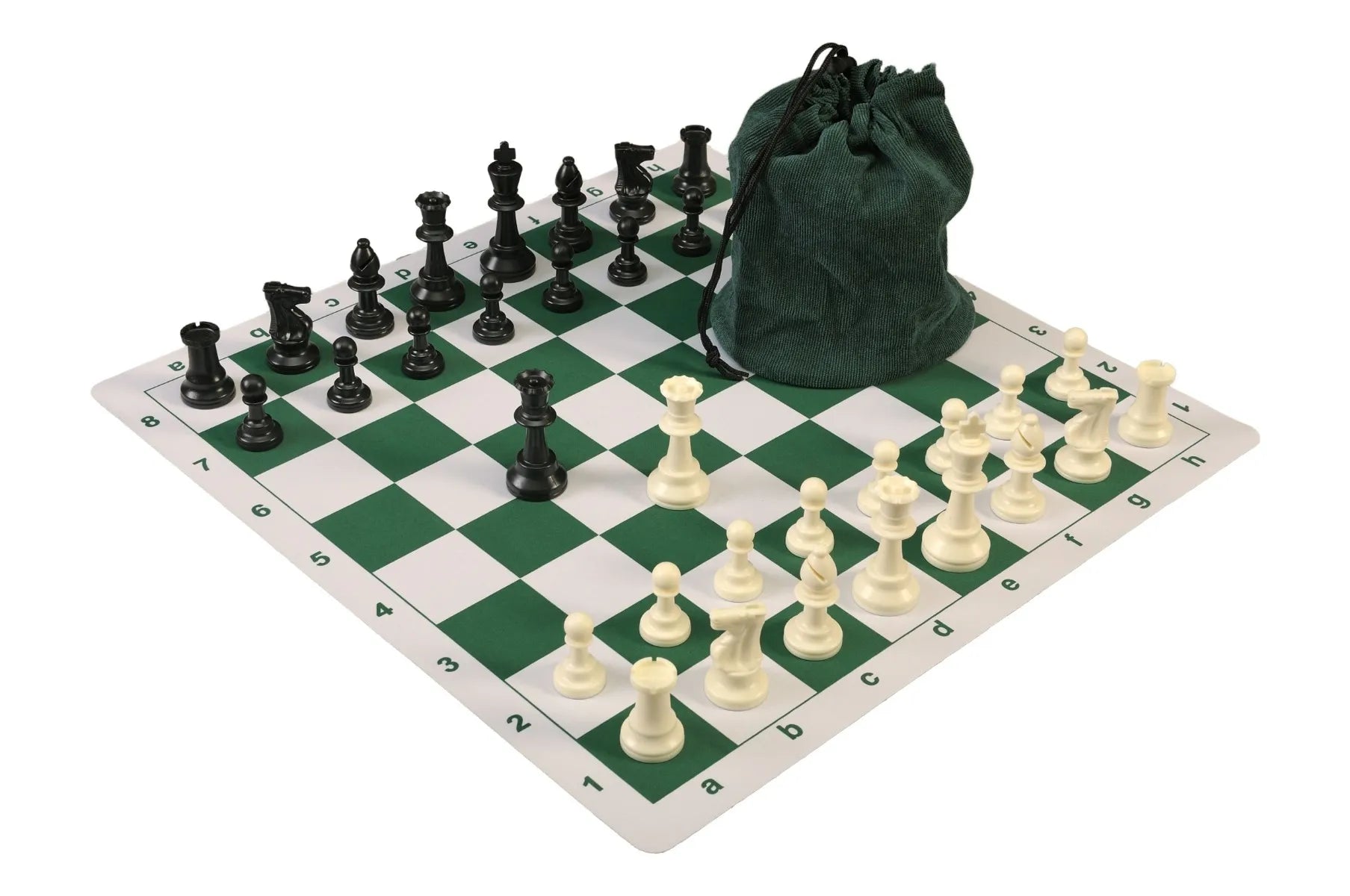 Drawstring Chess Set Combination with Mousepad Board and Triple Weighed ...