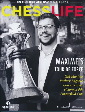 CLEARANCE - Chess Life Magazine - November 2017 Issue