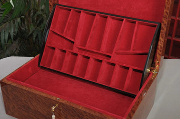 Signature Fitted Coffer Chess Box - Vavona Burl