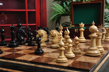 The Camelot Series Artisan Chess Pieces - 4.4