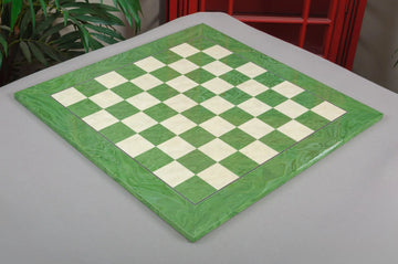 IMPERFECT - 2.25" - GREEN GLOSS - STANDARD Traditional Chessboard