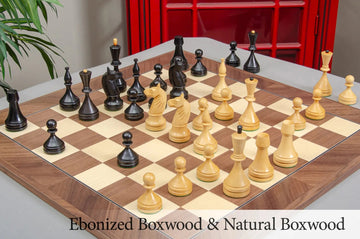 The Circa 1961 Baku Series Wood Chess Pieces - 4.2