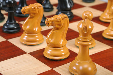 The Morphy Series Timeless Luxury Chess Pieces - 4.4