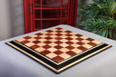Signature Contemporary Chess Board - VASTICOLA BURL  / BIRD'S EYE MAPLE - 2.5" Squares