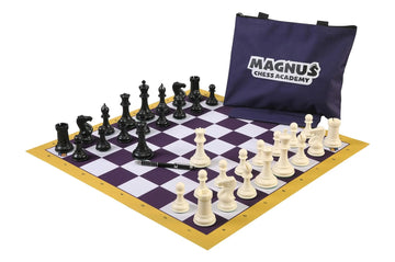 Magnus Chess Academy Signature Series Chess Set, Bag And Board Combination
