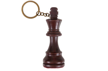 Wooden Chess Pieces Keychain