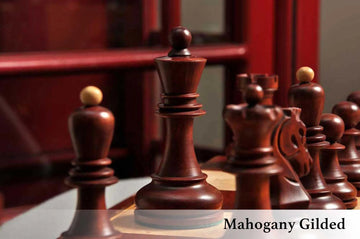 The Dubrovnik Series Gilded Chess Pieces - 3.75