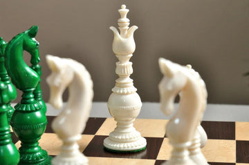 The Oxford Luxury Bone Chess Pieces - 5.25