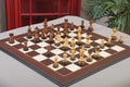 The Burnt Golden Rosewood Championship Series Chess Pieces - 3.75