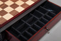 Walnut and Maple Classical Tiroir Chess Board with Storage Drawers