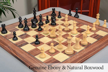 CLEARANCE - The Fischer Spassky 1972 Series Commemorative Chess Pieces - 3.75