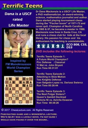 E-DVD Terrific Teens - Chess Lecture - Volume 175