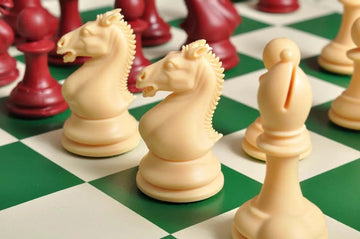 The Hastings Series Plastic Chess Pieces - 3.875