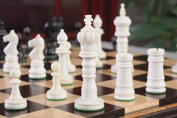 The Worthington Luxury Bone Chess Pieces - 4.0