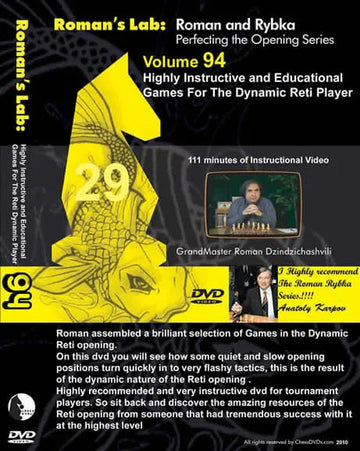 ROMAN'S LAB - VOLUME 94 - Highly Instructive & Educational Games for the Dynamic Reti Player