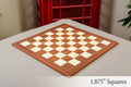 Indian Rosewood and Bird's Eye Maple Standard Traditional Chess Board