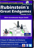 Rubinstein's Great Endgames - 2 DVDs - Chess Lecture - Volume 137
