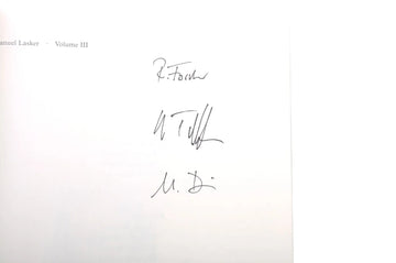 Emanuel Lasker - Volume 3 - Signed by Author