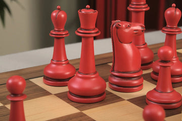 The Large Classical Staunton Series Chess Set, Box, & Board Combination