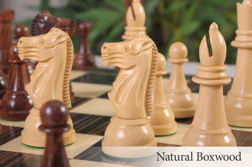 The Reproduction of the Circa 1950s Gallant Knight Series Chess Pieces - 5.0