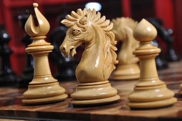 The Camelot Series Artisan Chess Pieces - 4.4