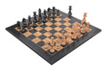 Rechapados Ferrer Chess Set and Black Olive Chess Board Combination