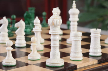 The Worthington Luxury Bone Chess Pieces - 4.0