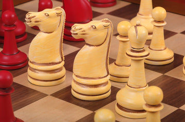 The Large Classical Staunton Series Chess Set, Box, & Board Combination