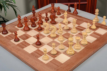 Sapele and Maple Signature Traditional Chess Board