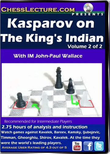 Kasparov on the King's Indian - 2 DVDs - Chess Lecture - Volume 115