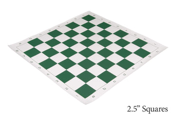 Regulation Vinyl Tournament Chess Board - Larger Square Sizes