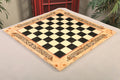 INLAID - Maple Burl & Ebony Superior Traditional Chess Board - Gloss Finish
