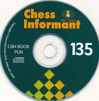 CLEARANCE - Chess Informant  - ISSUE 135 on CD