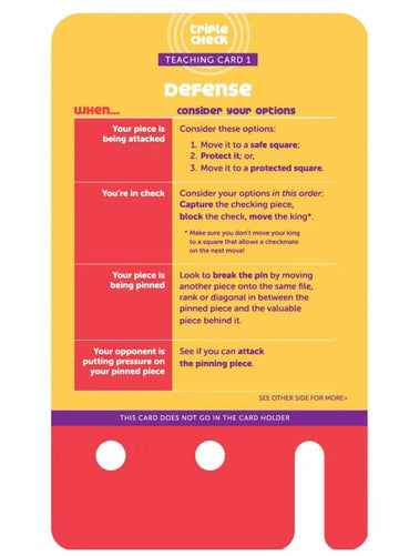 Triple Check Defense & Draws Deck (Cards Only)