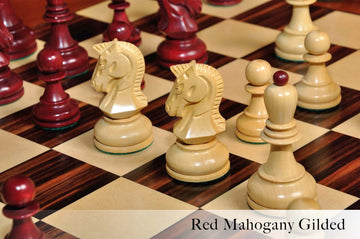 The Dubrovnik Series Gilded Chess Pieces - 3.75