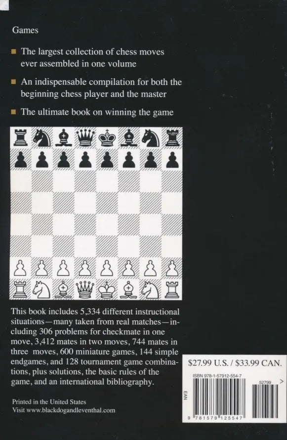 Chess - 5334 Problems, Combinations, and Games - PAPERBACK – US