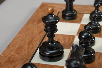 The Circa 1930 German Knubbel Vintage Series Luxury Chess Pieces - 3.5