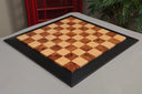 Olmo Burl, Genuine Ebony & Bird's Eye Maple Custom Contemporary II Chess Board - 2.5"