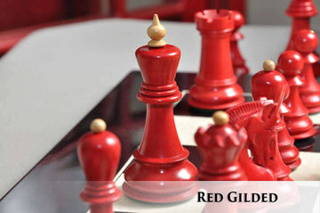 The Gilded Zagreb '59 Series Chess Set, Box, & Board Combination