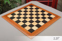 Ebony and Maple Superior Traditional Chess Board - 2.25" Squares