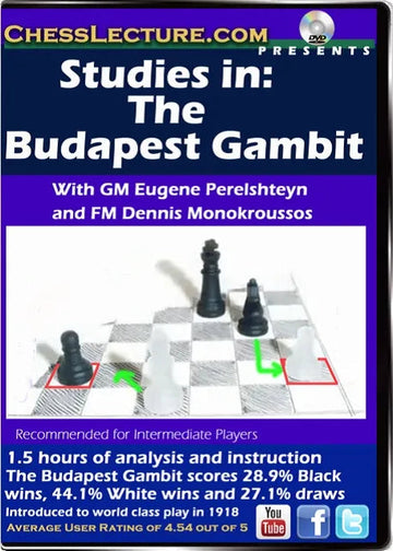 E-DVD - Studies in: The Budapest Gambit - Chess Lecture - Volume 131