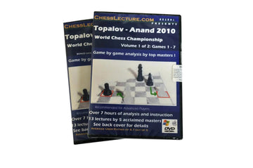 Topalov - Anand 2010 World Chess Championship - 2 DVD's - Chess Lecture - Volume 32