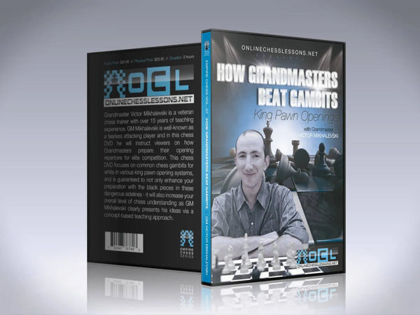CLEARANCE How Grandmasters Beat Gambits King Pawn Openings EMPIRE CHESS