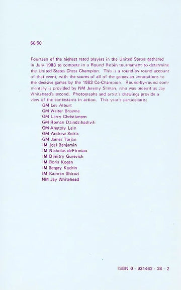 CLEARANCE - The U.S. Championship, 1983