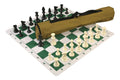 Quiver Chess Set Combination and Triple Weighted Regulation Pieces | Thin Mousepad Chess Board | Quiver Bag
