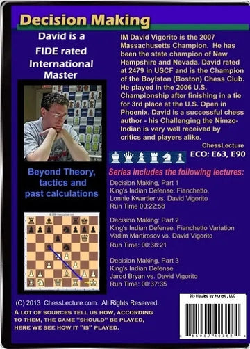 E-DVD Decision Making - Chess Lecture - Volume 44
