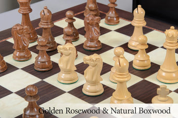 The Windsor Series Wood Chess Set, Box, & Board Combination