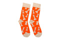 Orange Chess Socks